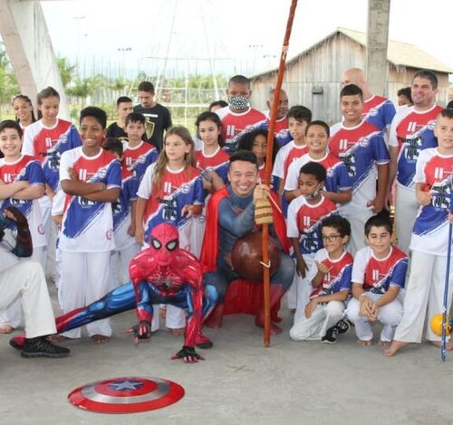 Ginga Mulekada: capoeira e confraternização no Parque dos Imigrantes