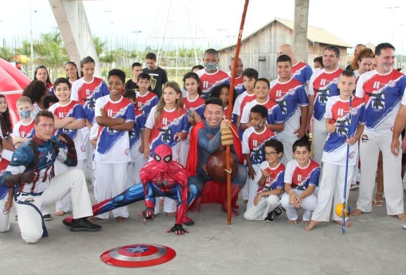 Ginga Mulekada: capoeira e confraternização no Parque dos Imigrantes