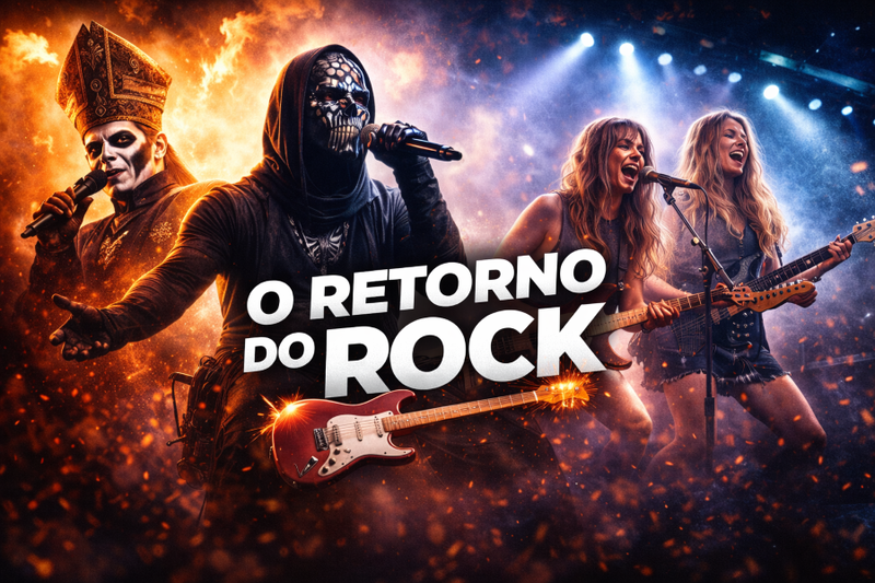 O rock está voltando para os ouvidos das pessoas