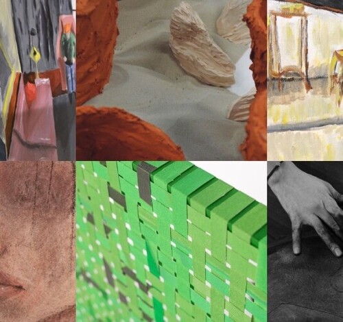 Exposição 'Encontros Paralelos' reúne universos criativos distintos em Criciúma