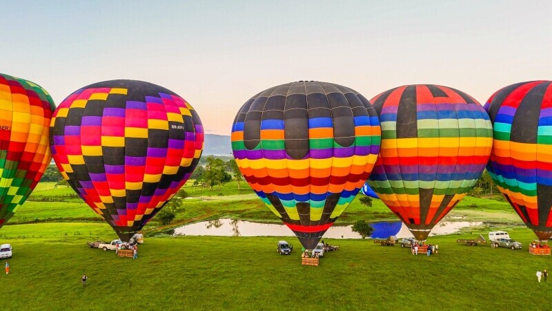 Show nacional gratuito e Festival de Balonismo na Expocanyon 2026 em Praia Grande