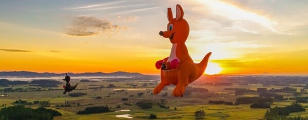 Balões temáticos serão atração da Expocanyon & Festival de Balonismo 2026