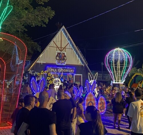 Morro da Fumaça vive clima de Páscoa com abertura da Toca do Coelho