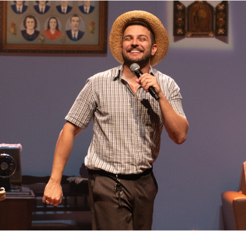 Humorista Badin, o Colono, faz show gratuito no Sul de Santa Catarina