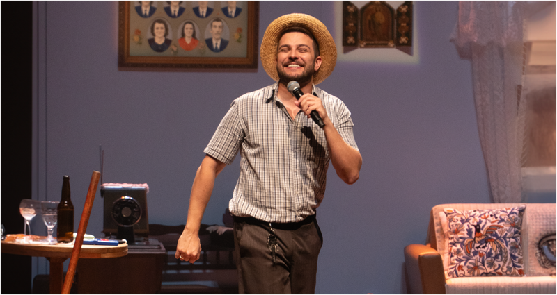Humorista Badin, o Colono, faz show gratuito no Sul de Santa Catarina