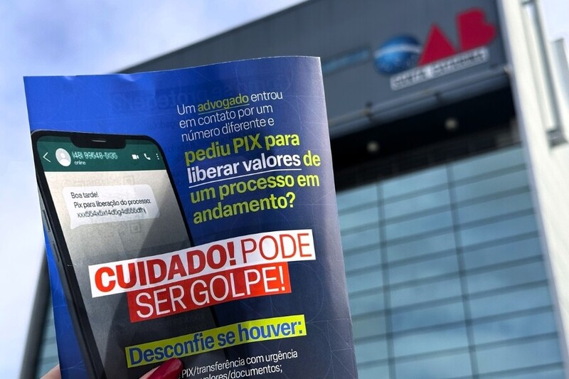 OAB Criciúma lança campanha de conscientização contra golpes envolvendo nome de advogados