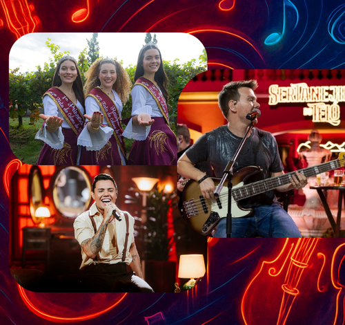 Shows gratuitos com Michel Teló e Felipe Araújo na Festa do Colono