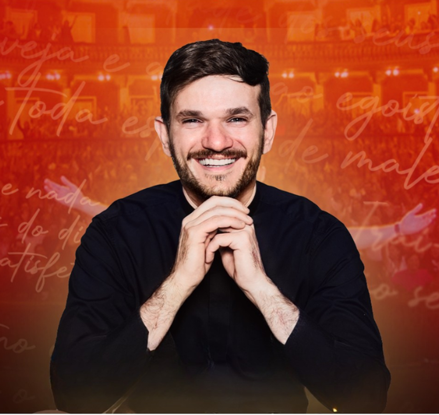 Padre Patrick apresenta espetáculo 'Pecado é Não Rir' em Criciúma