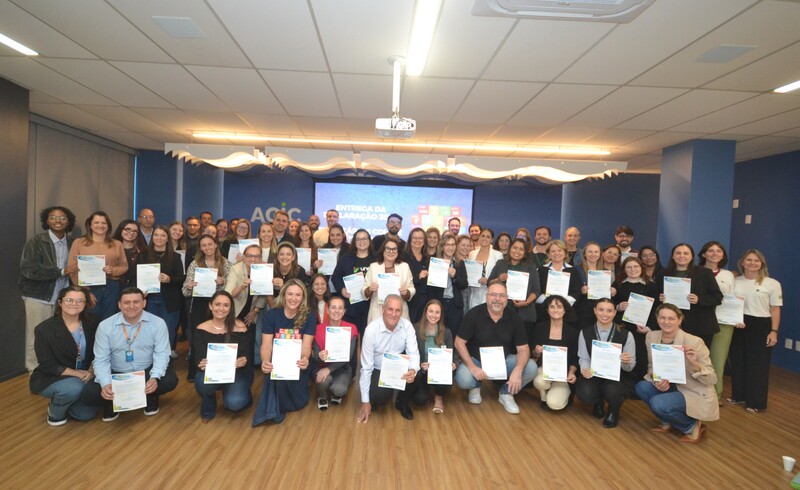 Declaração de Signatário 2026 é entregue a integrantes do Comitê ODS Criciúma