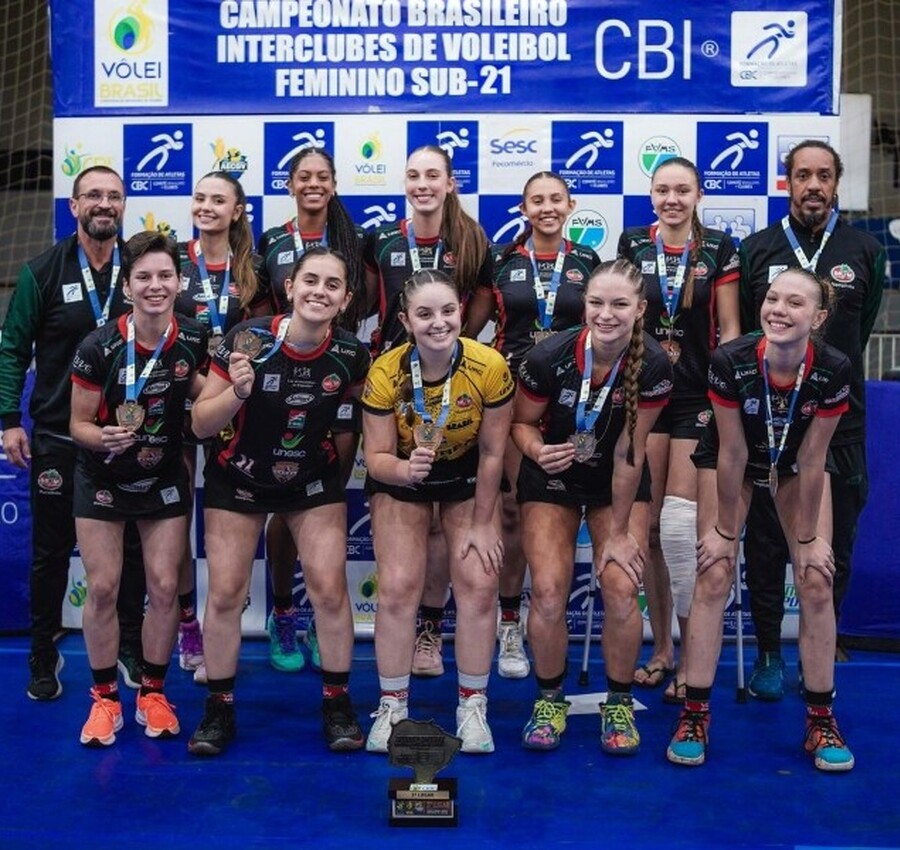 Vôlei Feminino Mampituba conquista acesso à Divisão Especial do Brasileiro Interclubes Sub-21