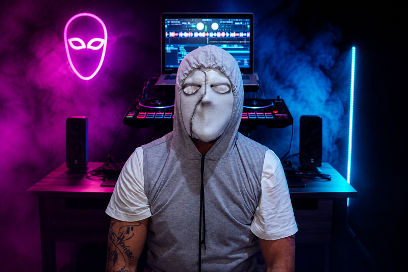 MaskeDJ leva performances vibrantes e enigmáticas para eventos em Criciúma e região