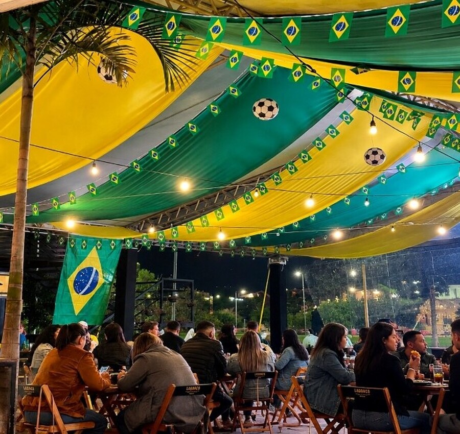 Onde assistir aos jogos do Brasil em Criciúma? Layback Park terá música, gastronomia e transmissão ao vivo