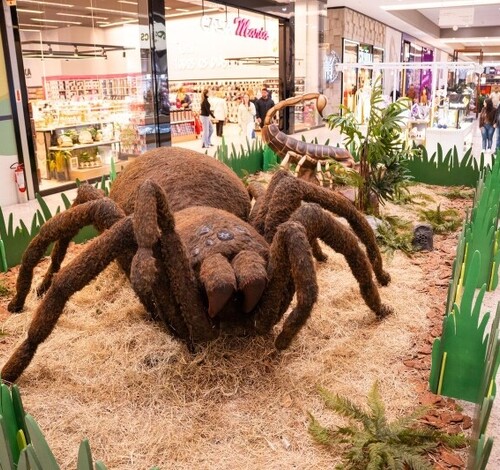 Insetos gigantes invadem o Nações Shopping em exposição gratuita