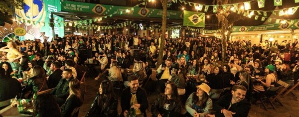 Sucesso de público: Torcida Let's Milso lota Complexo Let's Drop durante estreia do Brasil