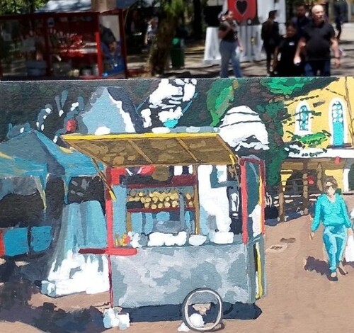 Exposição ''Retratos Urbanos'' transforma memórias e paisagens de Criciúma em arte