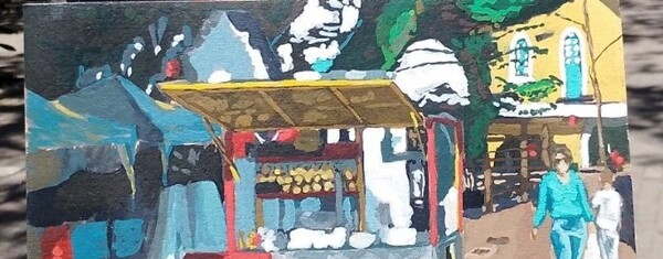 Exposição ''Retratos Urbanos'' transforma memórias e paisagens de Criciúma em arte