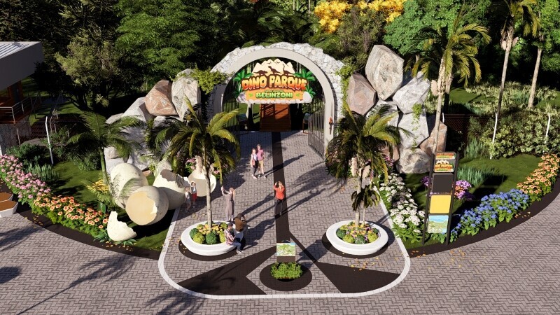 O que fazer em Araranguá? Conheça o Belinzoni  Dino Parque com entrada gratuita