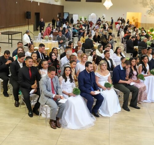 Casamento Comunitário realiza sonho de 40 casais em Criciúma