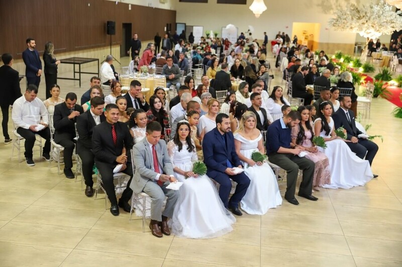 Casamento Comunitário realiza sonho de 40 casais em Criciúma