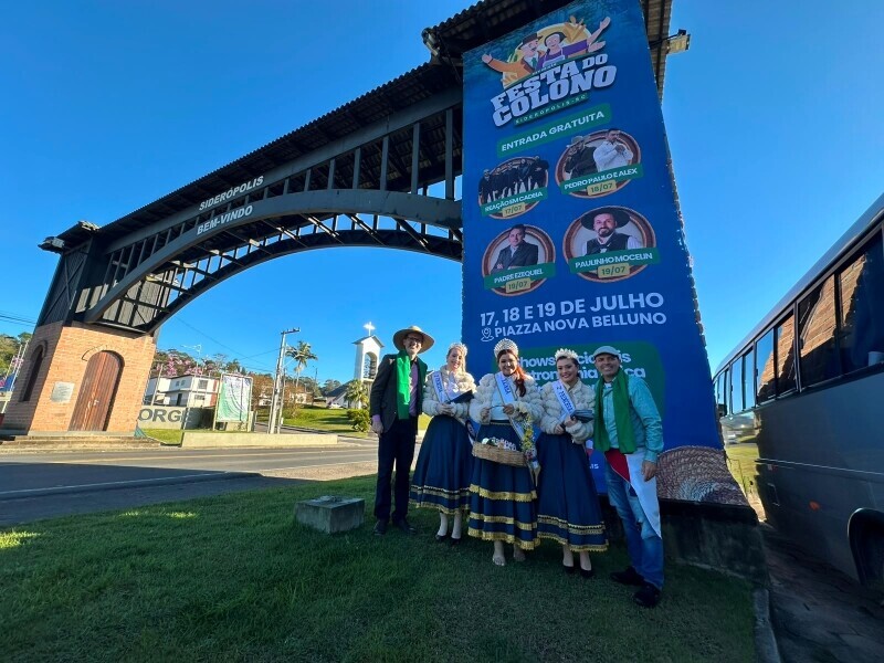 Cantorias anunciam a chegada da Festa do Colono em Siderópolis; confira programação