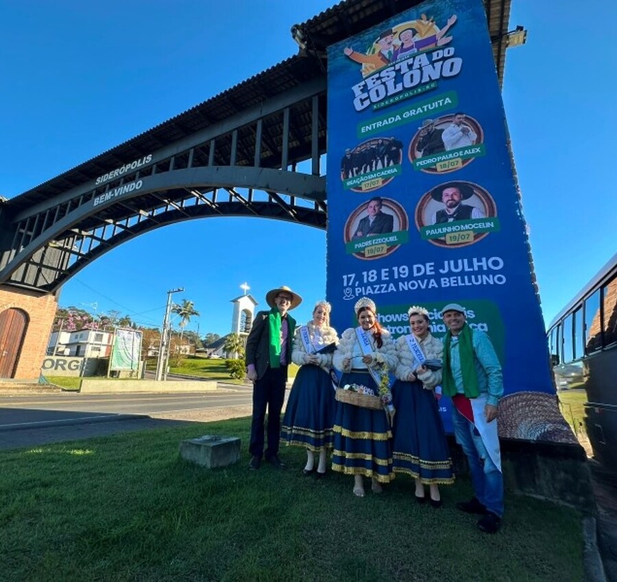 Cantorias anunciam a chegada da Festa do Colono em Siderópolis; confira programação