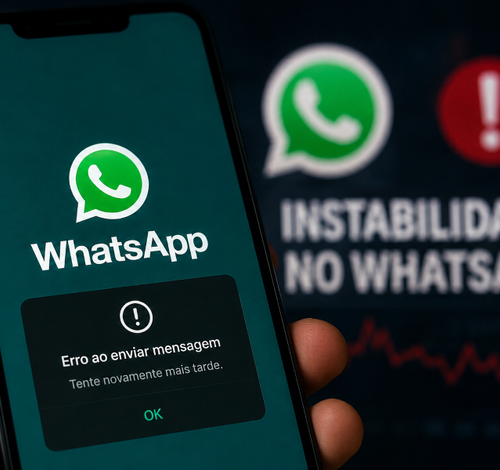 WhatsApp apresenta instabilidade e usuários relatam falhas no envio de mensagens
