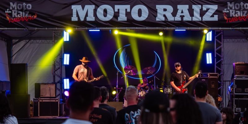 Moto Raiz Tubarão terá shows de rock, expositores e entrada gratuita; confira a programação