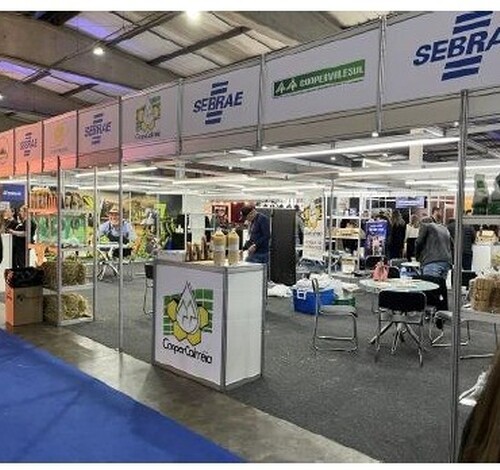 ​Sebrae/SC transforma estande na AgroPonte em vitrine da agricultura familiar e do cooperativismo
