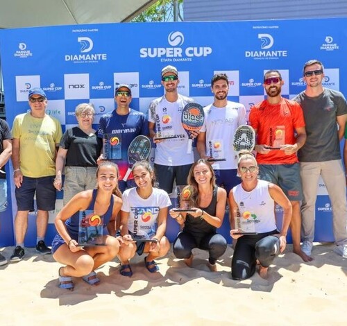 Favoritos conquistam Super Cup Beach Tennis 