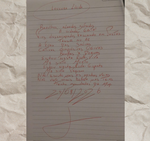 Poesia Diária: Marcello Zapelini da Rosa apresenta ''Loucura Lúcida''