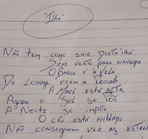 Poesia Diária:  Marcello Zapelini conduz leitores à ''Ilha''