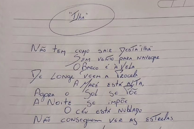 Poesia Diária:  Marcello Zapelini conduz leitores à ''Ilha''