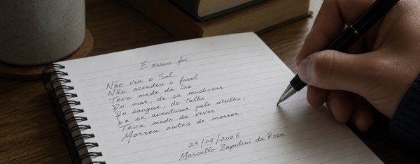 Poesia Diária: “E assim foi”, de Marcello Zapelini da Rosa