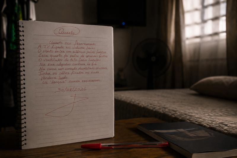 Poesia Diária: Marcello Zapelini da Rosa retrata a solidão em “Quarto”