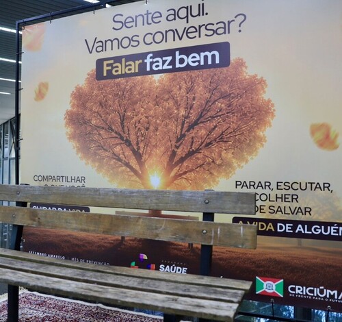 Saúde mental: Criciúma inicia programação do Setembro Amarelo