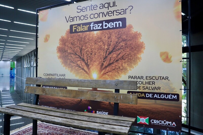 Saúde mental: Criciúma inicia programação do Setembro Amarelo