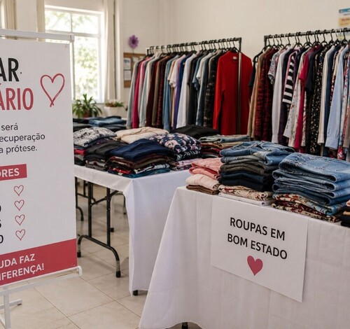 Bazar solidário em Criciúma terá roupas a partir de R$ 5