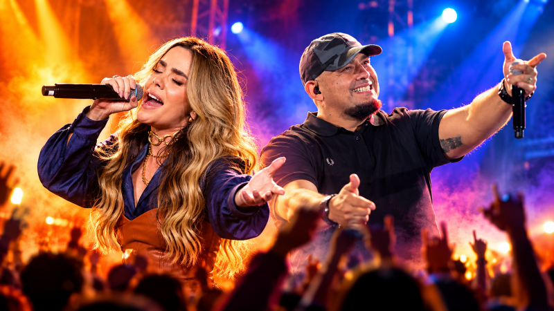 Shows gratuitos com Mariana Fagundes e Digão no aniversário de Braço do Norte