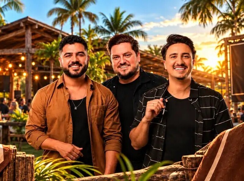 Modaço reúne Brenno & Edu e Adolfo em sunset no La Brace, em Siderópolis