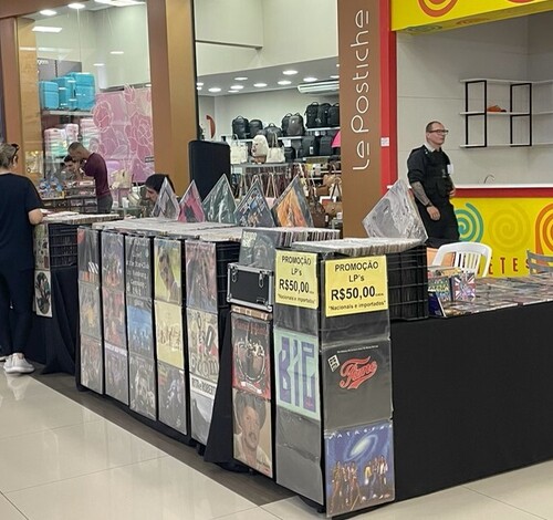 Feira de Vinil neste fim de semana no Criciúma Shopping