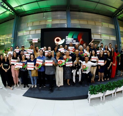 Noite de celebração aos profissionais da comunicação no Prêmio Unesc de Jornalismo