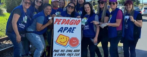 Sábado tem Pedágio Solidário da Apae de Criciúma
