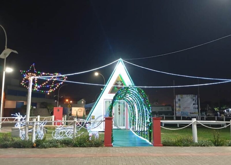  Chegada do Papai Noel em dose dupla no Balneário Rincão