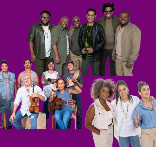 Shows gratuitos: Dazaranha, Entre Elas e Fundo de Quintal no Sesc Verão