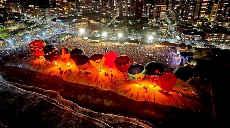 Night Glow e shows musicais no réveillon de Torres