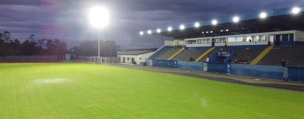 Estádio do Caravaggio ganha iluminação: duelo diante do Caxias será evento teste