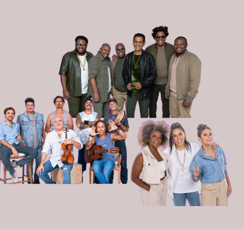 Sesc Verão traz shows gratuitos com Fundo de Quintal, Dazaranha e Entre Elas