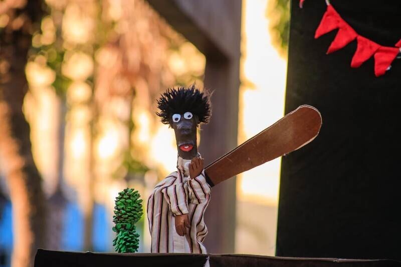 Apresentação gratuita de Mamulengo em Nova Veneza