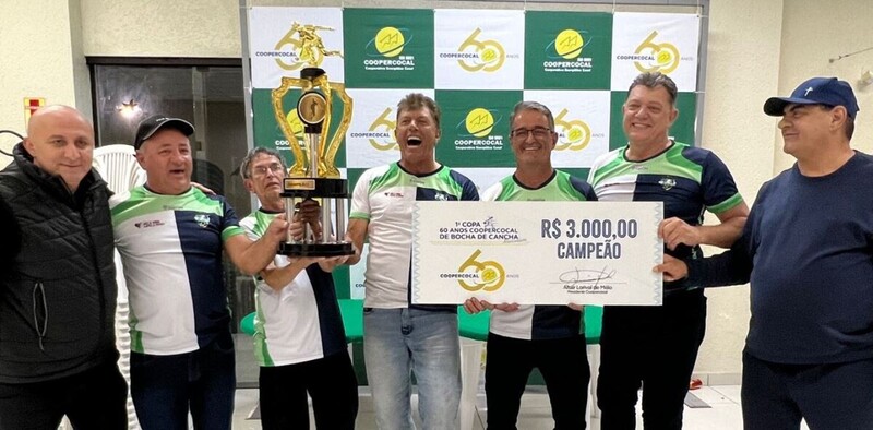 50tões fatura Copa Coopercocal de Bocha
