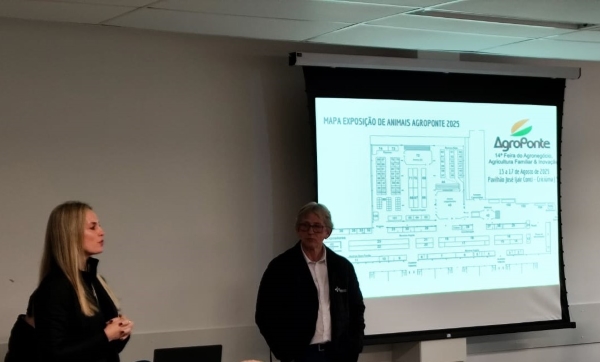 Jaqueline e Willi Backes, diretores da Nossa Casa Feira e Eventos